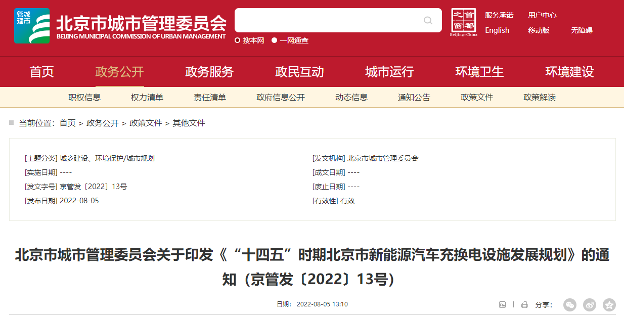 北京新能源充换电规划：用户体验评价机制建立