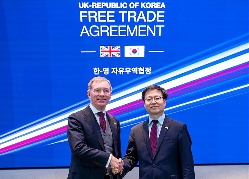 韩国英国完成自贸协定升级谈判 汽车美妆出口迎新机遇
